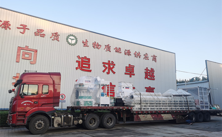 秸稈制粒機(jī)生產(chǎn)線(xiàn)裝車(chē)完成 秸稈制粒機(jī)生產(chǎn)線(xiàn)裝車(chē)完成